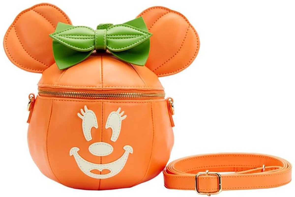 Disney Loungefly Crossbody Tas Minnie Mouse Pumpkin Halloween