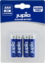 Jupio Alkaline Batteries AAA LR3 4 pcs VPE-10 - Batterijen Alkaline AA/AAA