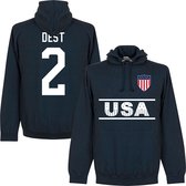 Verenigde Staten Team Dest 2 Hoodie - Navy - L