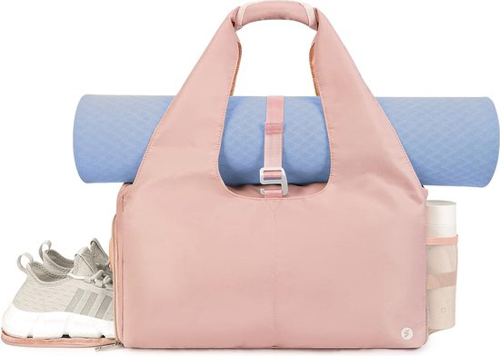 Sac De Sport Grand Pour Femme Et Homme - Sac Yoga Avec Compartiment Chaussures Et Poche Humide