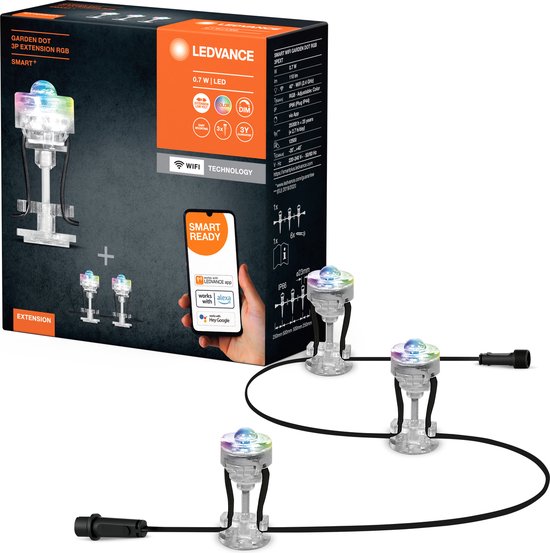 LEDVANCE SMART WiFi Garden Dot LED-spot 9-delige set