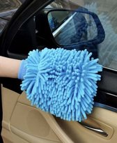 Autowashandschoen -Auto Handschoen-Schoonmaak Handschoen-Auto Washandschoen- Auto wassen-interieur handschoen- Auto Washandschoen Borstel- Blauw