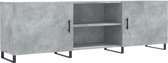vidaXL - Tv-meubel - 150x30x50 - cm - bewerkt - hout - betongrijs