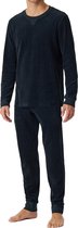 Schiesser Pyjama lange broek/Homewear set - 804 Blue - maat L (L) - Heren Volwassenen - 100% katoen- 180277-804-L