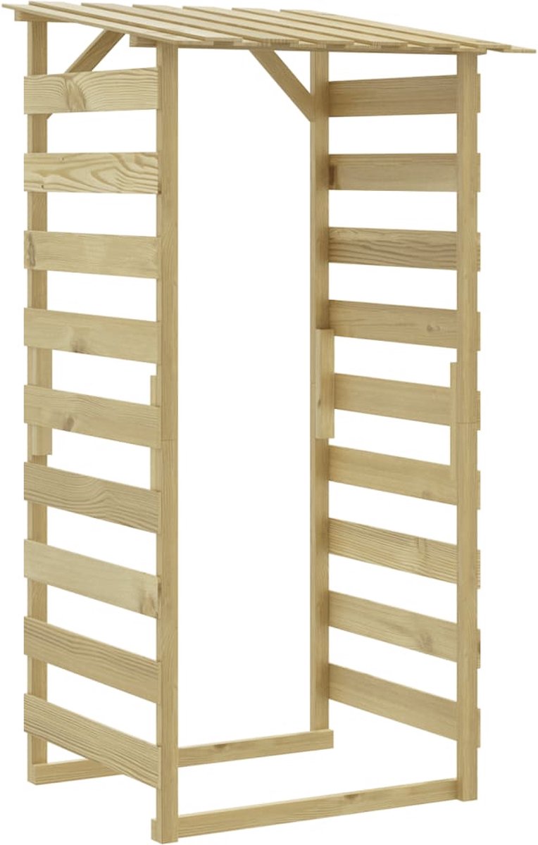 vidaXL - Pergola - met - dak - 100x90x200 - cm - geïmpregneerd - grenenhout