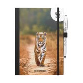 MOYU Premium A5 | WWF Tiger| Uitwisbaar & Herschrijfbaar Notitieboek