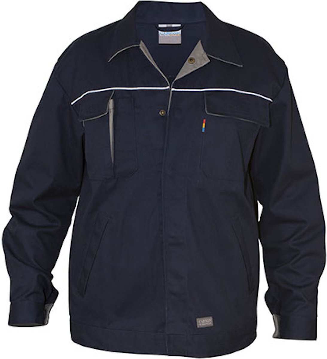 Carson Workwear 'Contrast' Jacket Werkjas Deep Navy - 56