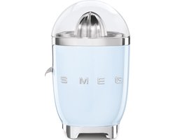 SMEG CJF11PBEU Citruspers - Elektrische Citruspers - 70W - RVS Filter - Antidruppelsysteem - Automatische Start/Stop - '50s Style - Pastelblauw