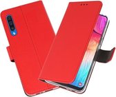 Bestcases Porte-cartes Etui pour téléphone Samsung Galaxy A50 - Rouge