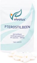 Vivetus® Pterostilbeen - 30 capsules - 500mg - vivetus.nl