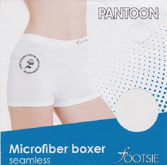 SOX by PANTOON Footsie Boxer Seamless Wit XXL Respirant et avec gousset en coton