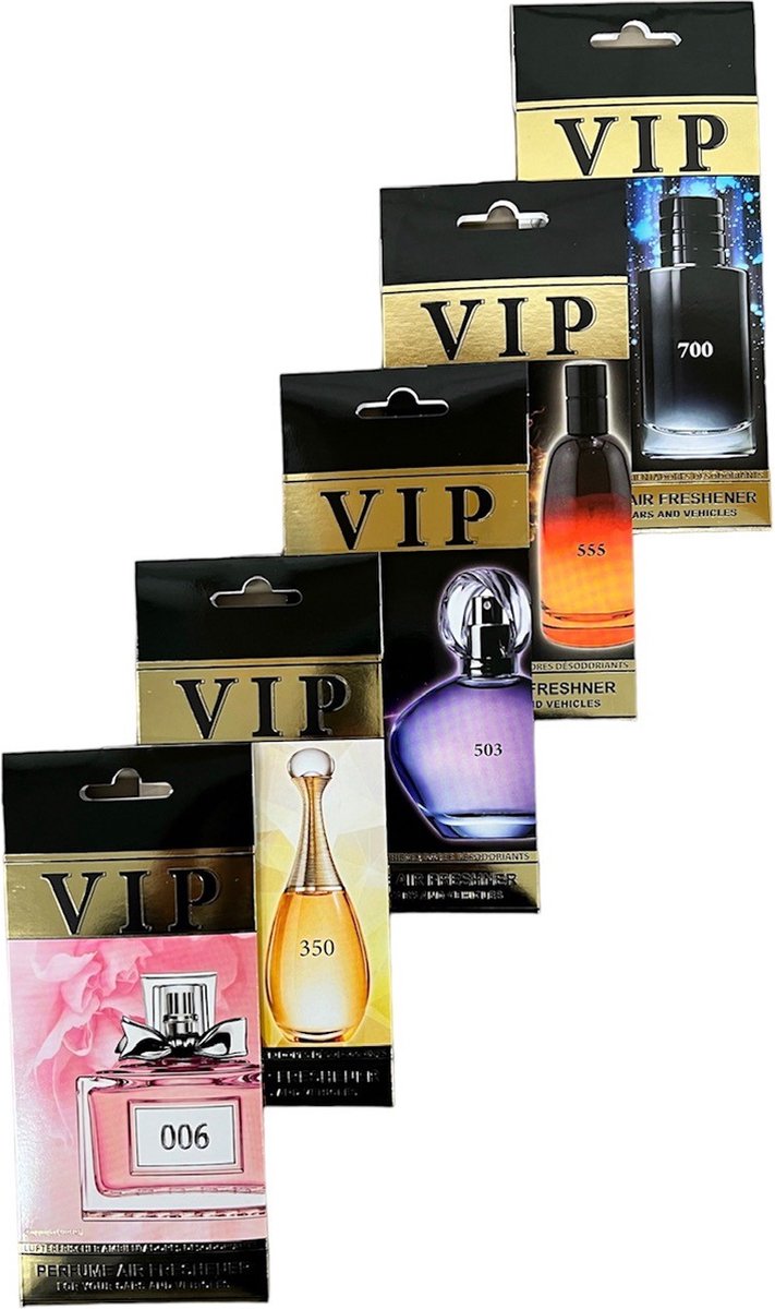 VIP - Car Airfeshner His And Hers - 5 Pack