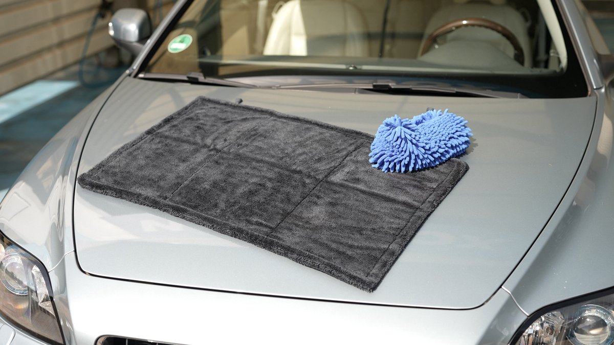 Kit De Lavage Voiture 10 Pièces - Chiffons Microfibre, Gants, Brosses - Pour Intérieur Et Extérieur - Sans Rayures