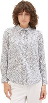 Tom Tailor 1037899 Printed Collar Blouse Grijs 36 Vrouw