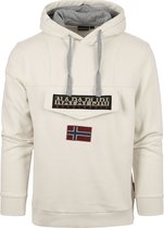 Napapijri - Burgee Wint Sweater Off White - Heren - Maat L - Modern-fit