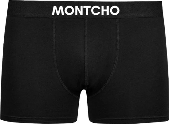 MONTCHO - Essence Series - Boxershort Heren - Onderbroeken heren - Boxershorts - Heren ondergoed - 1 Pack - Zwart - Heren - Maat XL