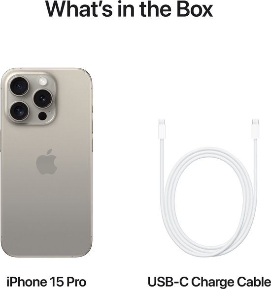 Apple iPhone 15 Pro - 256GB - Naturel Titanium