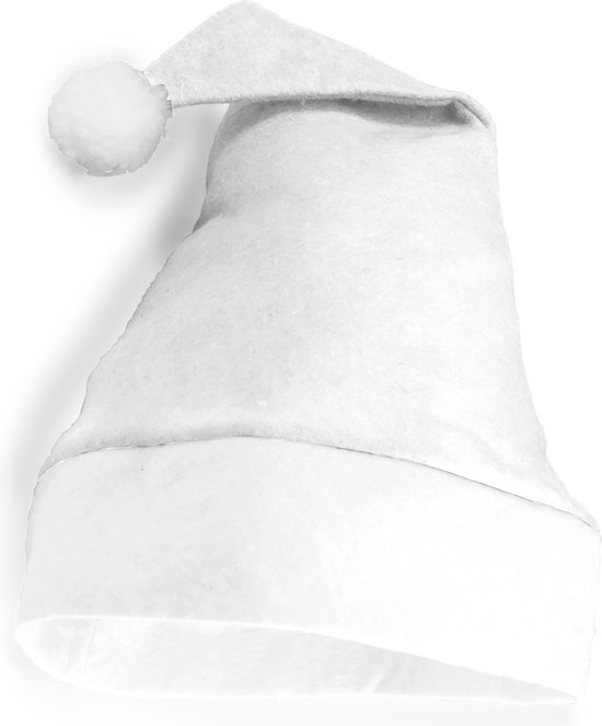 Kerstmuts Wit (One size)