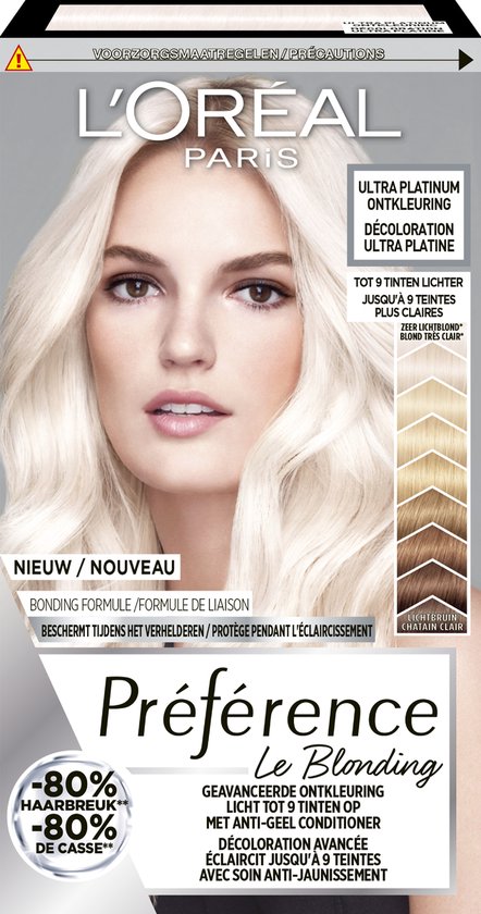 L'Oréal Preference Le Blonding Haarkleuring Ultra Platinum