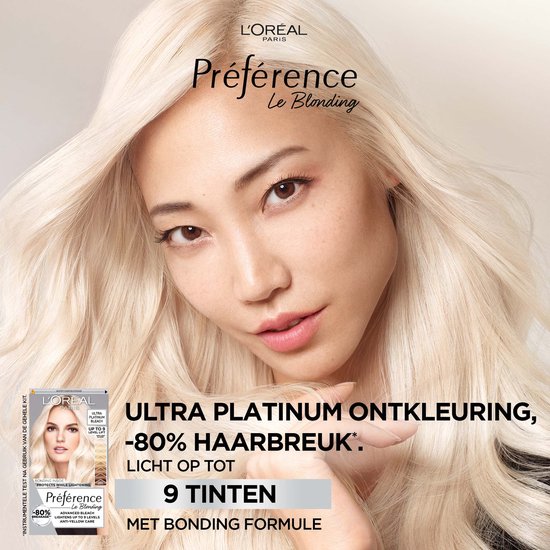 L’Oréal Paris Préférence Le Blonding Ultra Platinum - Ontkleuring