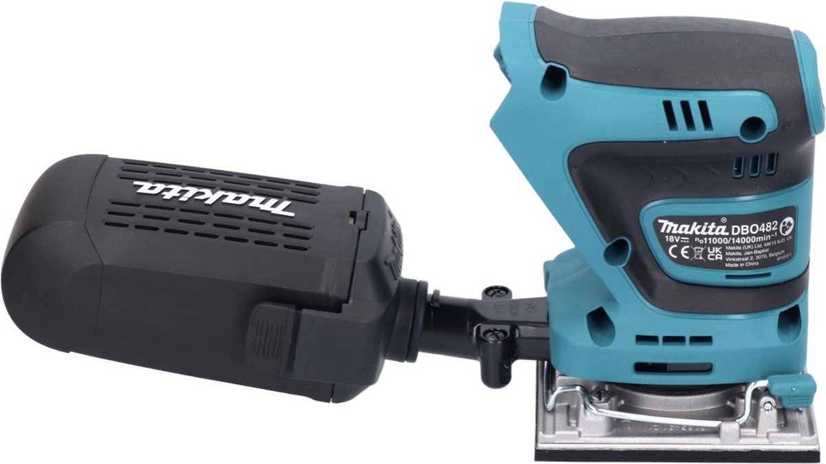 Makita DBO 482 ZJ accu-excentrische schuurmachine 18 V 112 x 102 mm + Makpac - zonder accu, zonder oplader – foto 4