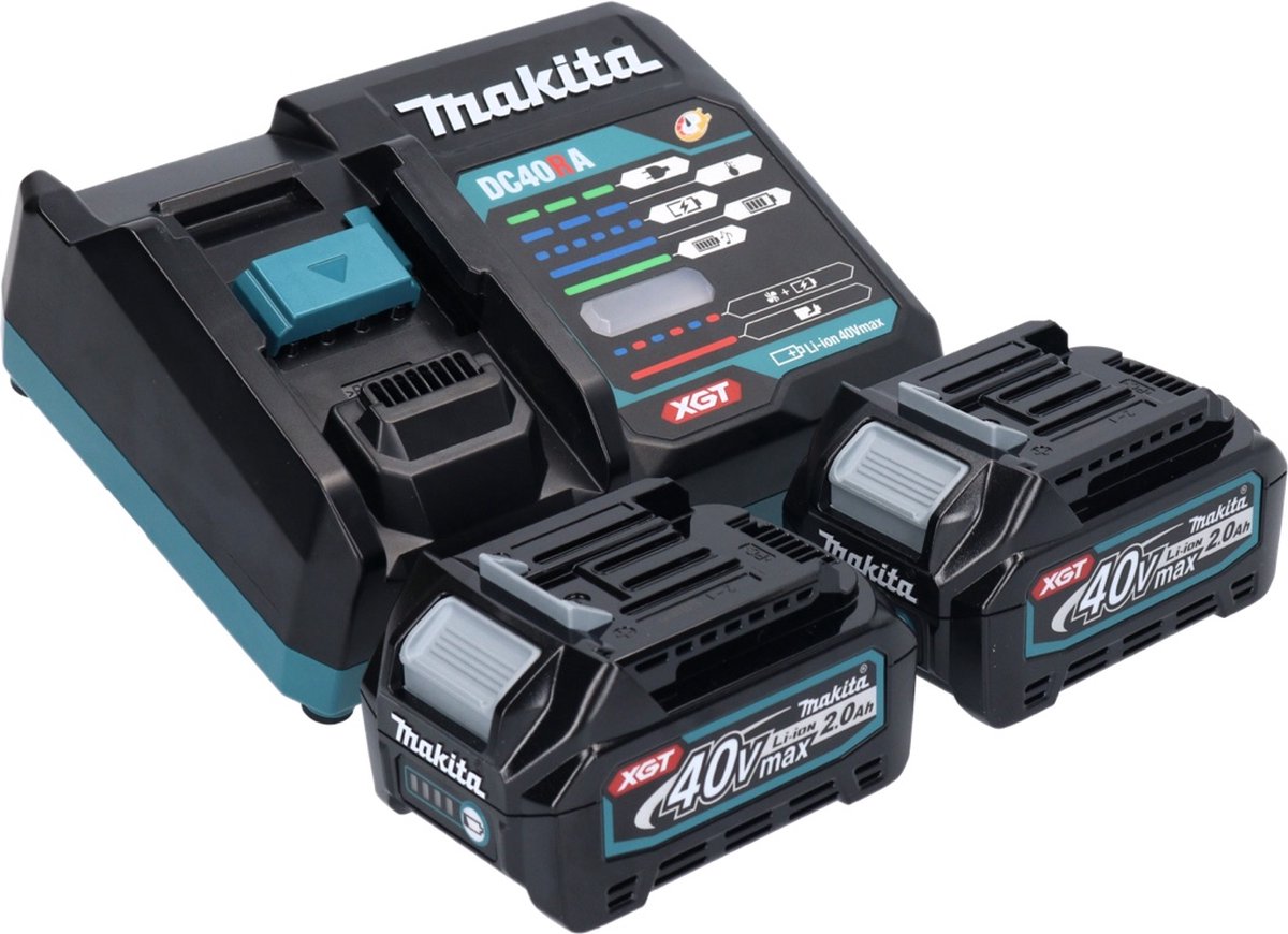 Makita DF002GA202 Accu-schroefboormachine 40 V 2.0 Ah Li-ion Incl. 2 accus, Incl. lader, Incl. koffer thumbnail 3