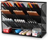 bureau organizer, multifunctionele pennenhouder, pen-organizer voor bureau, desktop stationaire organizer, opbergrek voor school, thuiskantoor, kunstbenodigdheden