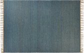 LUNIA - Jute vloerkleed - Blauw - 160 x 230 cm - Jute