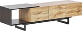 FIORA - TV-meubel - Lichte houtkleur - MDF