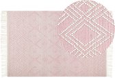 ADANA - Modern vloerkleed - Roze - 200 x 300 cm - Wol
