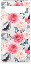 Smartphone hoesje Google Pixel 8 Telefoontas Butterfly Roses