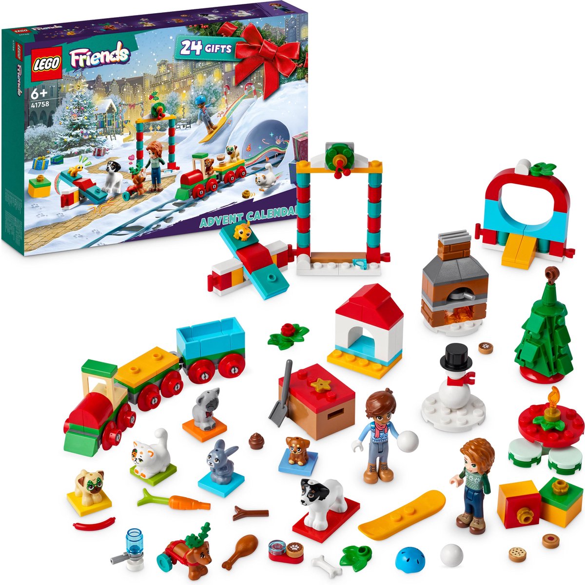 LEGO - Friends adventkalender 2023 Kerst Set met 24 Cadeautjes - 41758 – foto 2