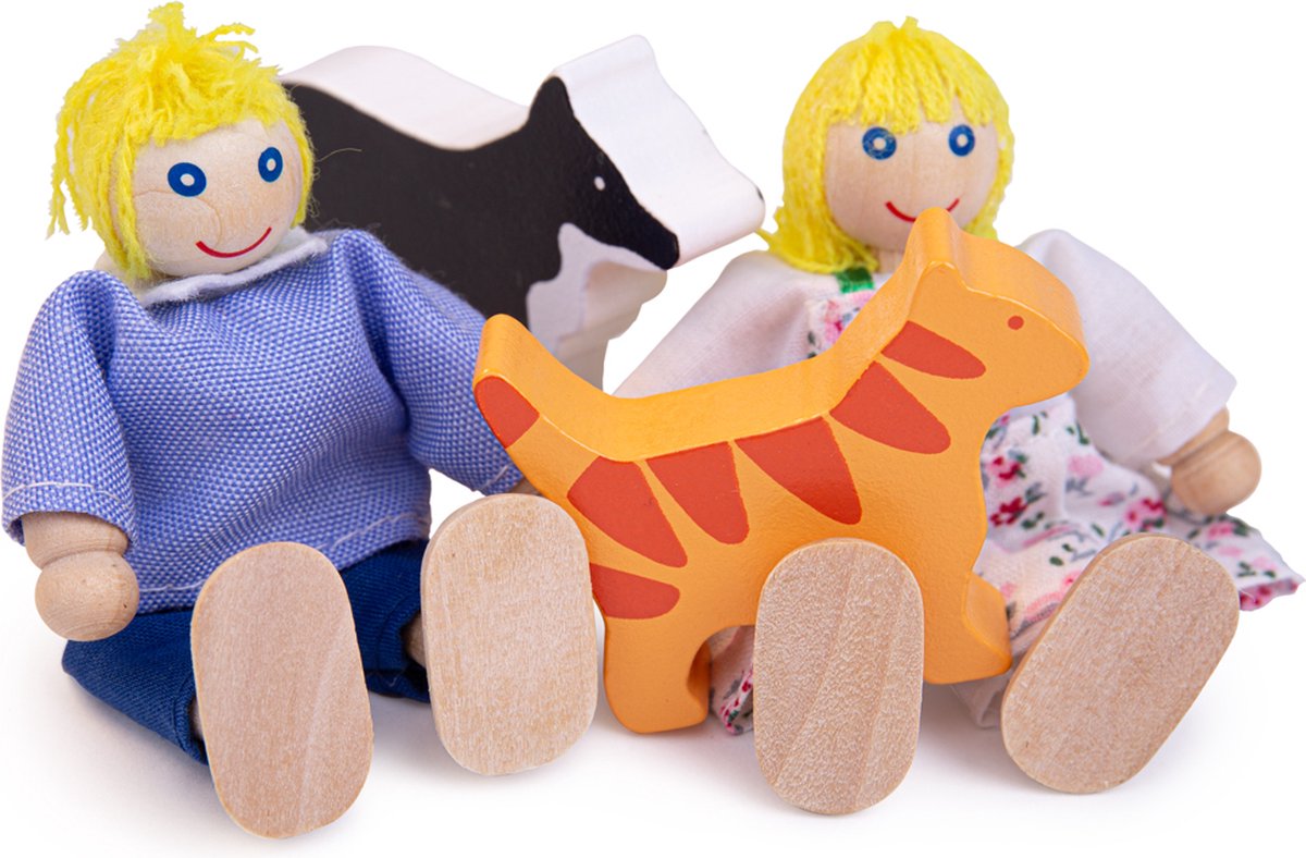 Poppenhuis Familie BigJigs JT117 — afbeelding 2