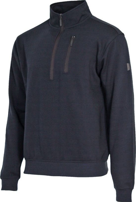 Donnay - Fleece sweater met ¼ Zip rits- Sporttrui - Heren - Maat M - Navy (010)