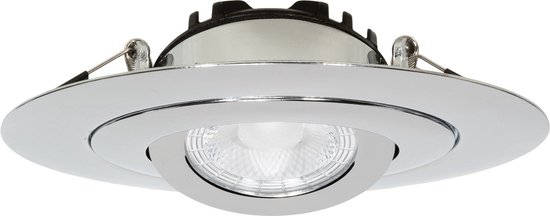 Briloner Leuchten Luminaire Led, Lampe De Plafond, Plafonnier 21 Watt 2 000 Lumen 4 000 Kelvin Forme Carree Chrome Mat 85455761