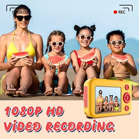 Appareil Photo Enfants - Appareil Photo Numérique pour Enfants avec 3,5  Pouces Grand écran 1080P HD 12MP Carte SD 32 Go Intégré - Cdiscount Jeux -  Jouets
