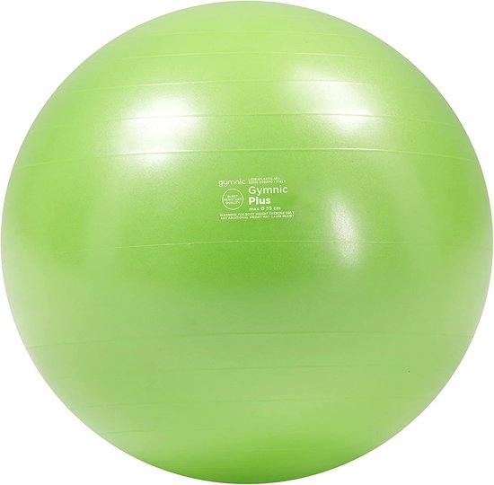 Gymnic Plus 55 BRQ - Zitbal en fitnessbal - Groen - Ø 55 cm