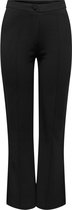 Jacqueline de Yong Broek Jdygeggo Slit Pant Jrs Atk 15309539 Black Dames Maat - W25 X L32