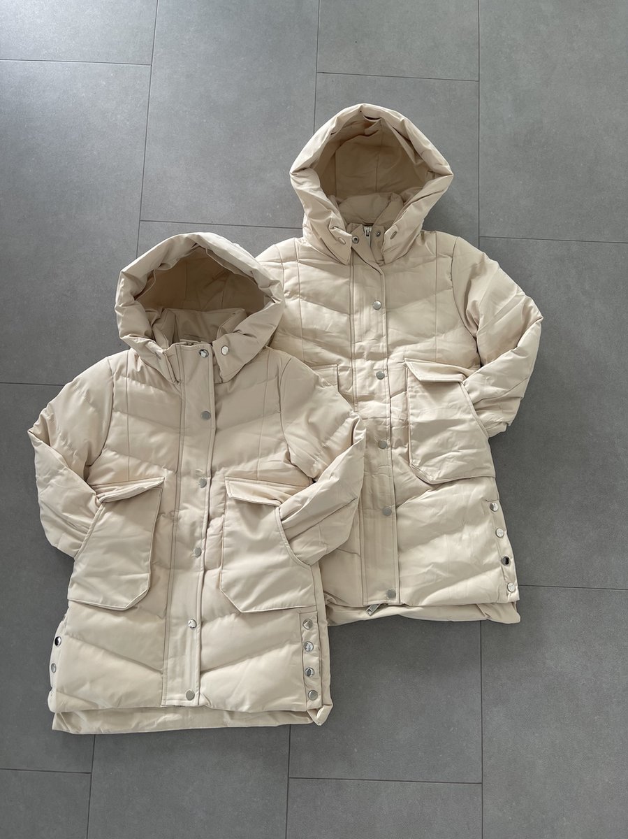 Miipat Jas met capuchon voor meisjes, winddicht, licht, losse jas