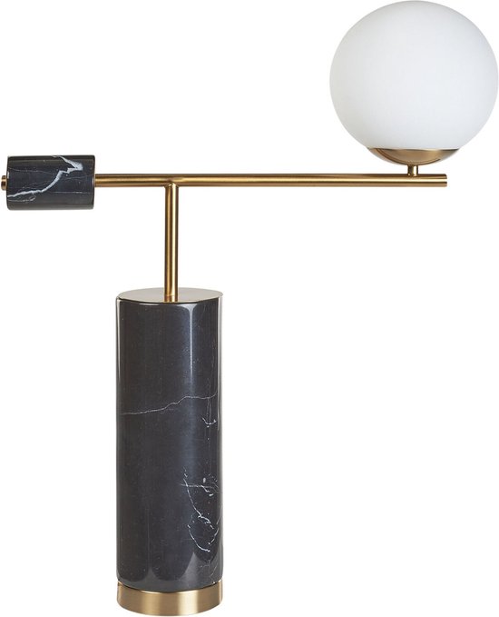 HONDO - Tafellamp - Zwart/Goud - Metaal
