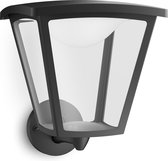 Philips myGarden Cottage black LED Wall light