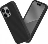 RhinoShield SolidSuit iPhone 15 Pro Max Back Cover Carbon Zwart
