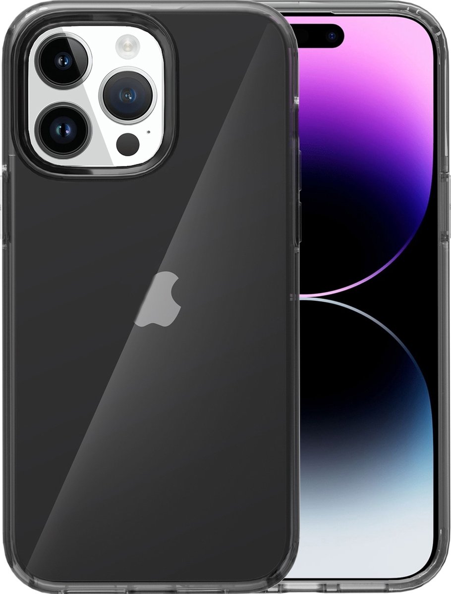 Mobigear Hoesje geschikt voor Apple iPhone 15 Pro Max Telefoonhoesje Hardcase | Mobigear Crystal Backcover | iPhone 15 Pro Max Case | Back Cover - Grijs