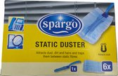 Spargo - Statische duster - Stof en vuil blijft plakken - A-merk alternatief - 1 Handvat en 6 statische stoffers in één verpakkingsdoos