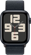 Bol.com Apple Watch SE - 44mm - Midnight Aluminium Case with Midnight Sport Loop aanbieding