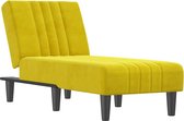 vidaXL-Chaise-longue-fluweel-geel