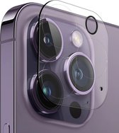 Protecteur d'objectif d'appareil photo Rosso adapté à Apple iPhone 15 Pro / 15 Pro Max | Protection de la caméra | Verre | Transparent