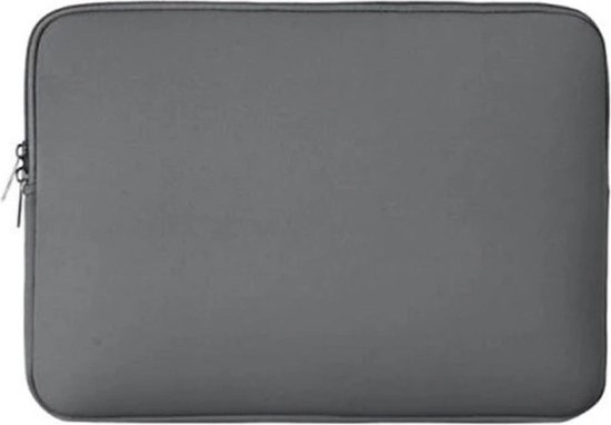 Housse ordinateur 16 pouces mousse anti-éclaboussures double fermeture éclair gris