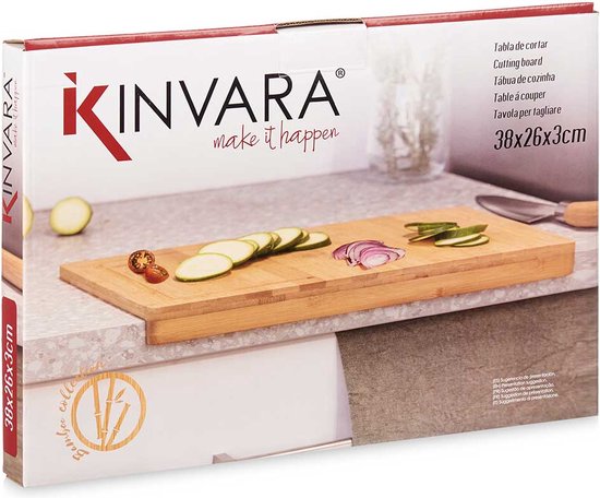Secret DE Gourmet snijplank, bamboe, 9-delig