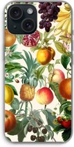 Case Company® - Hoesje geschikt voor iPhone 15 hoesje - Classic Flora - Soft Cover Telefoonhoesje - Bescherming aan alle Kanten en Schermrand